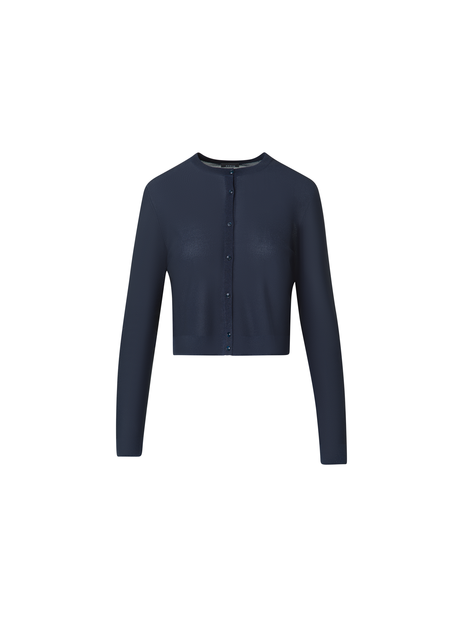 Designer Silk Cardigan with Golden Lurex - blue