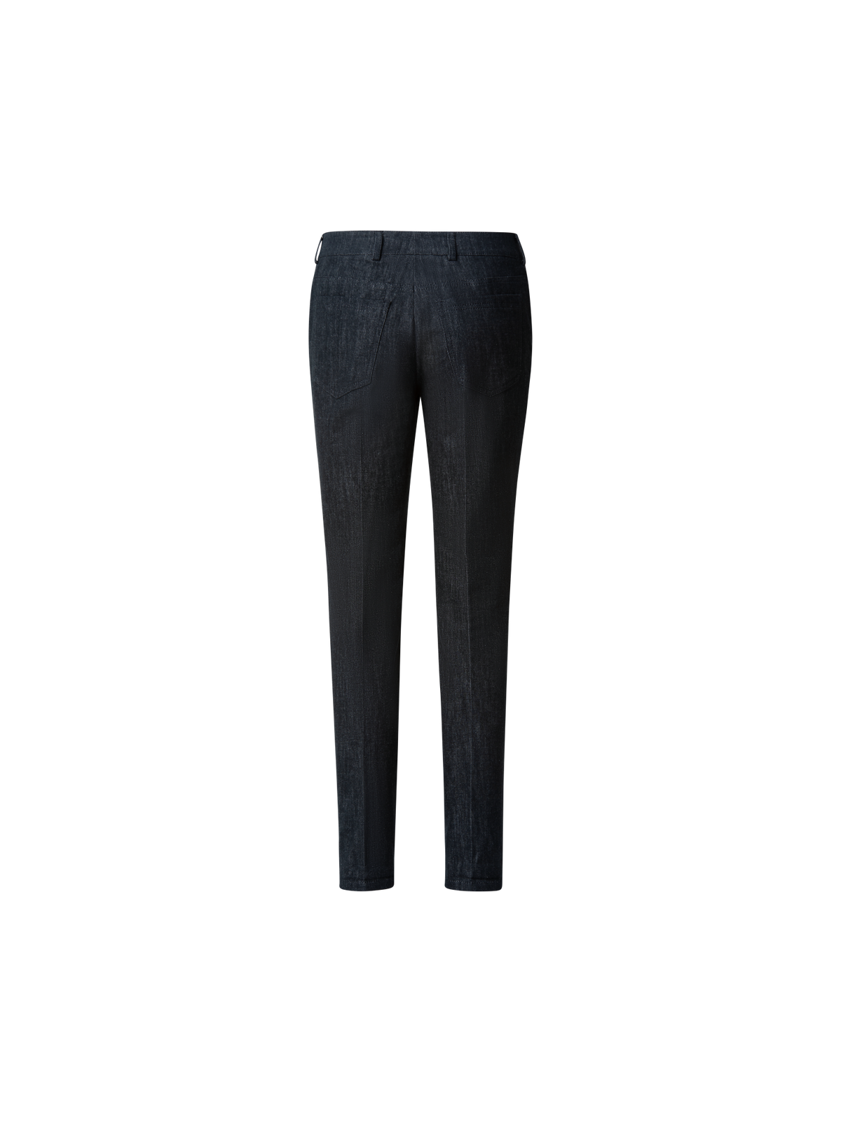 Designer Slim Cotton Denim Stretch Pants - black - grey