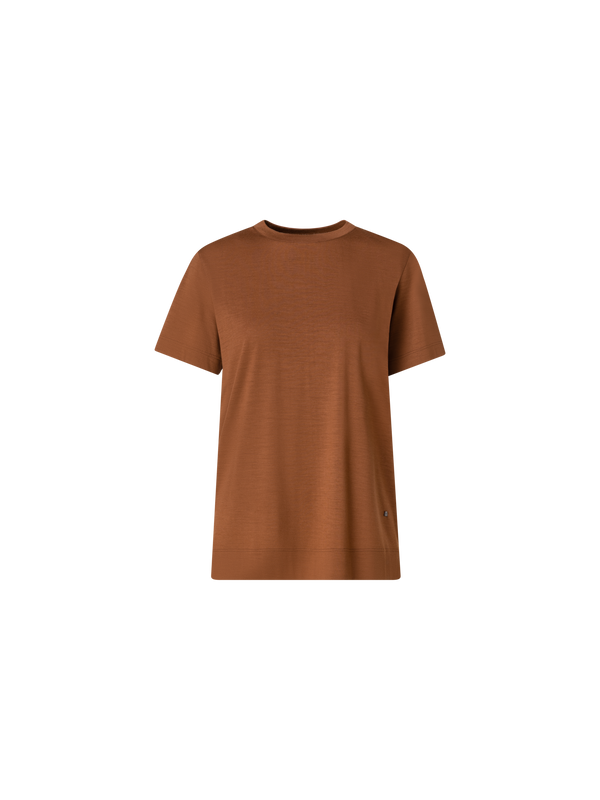 Designer Cotton Jersey T-Shirt - brown