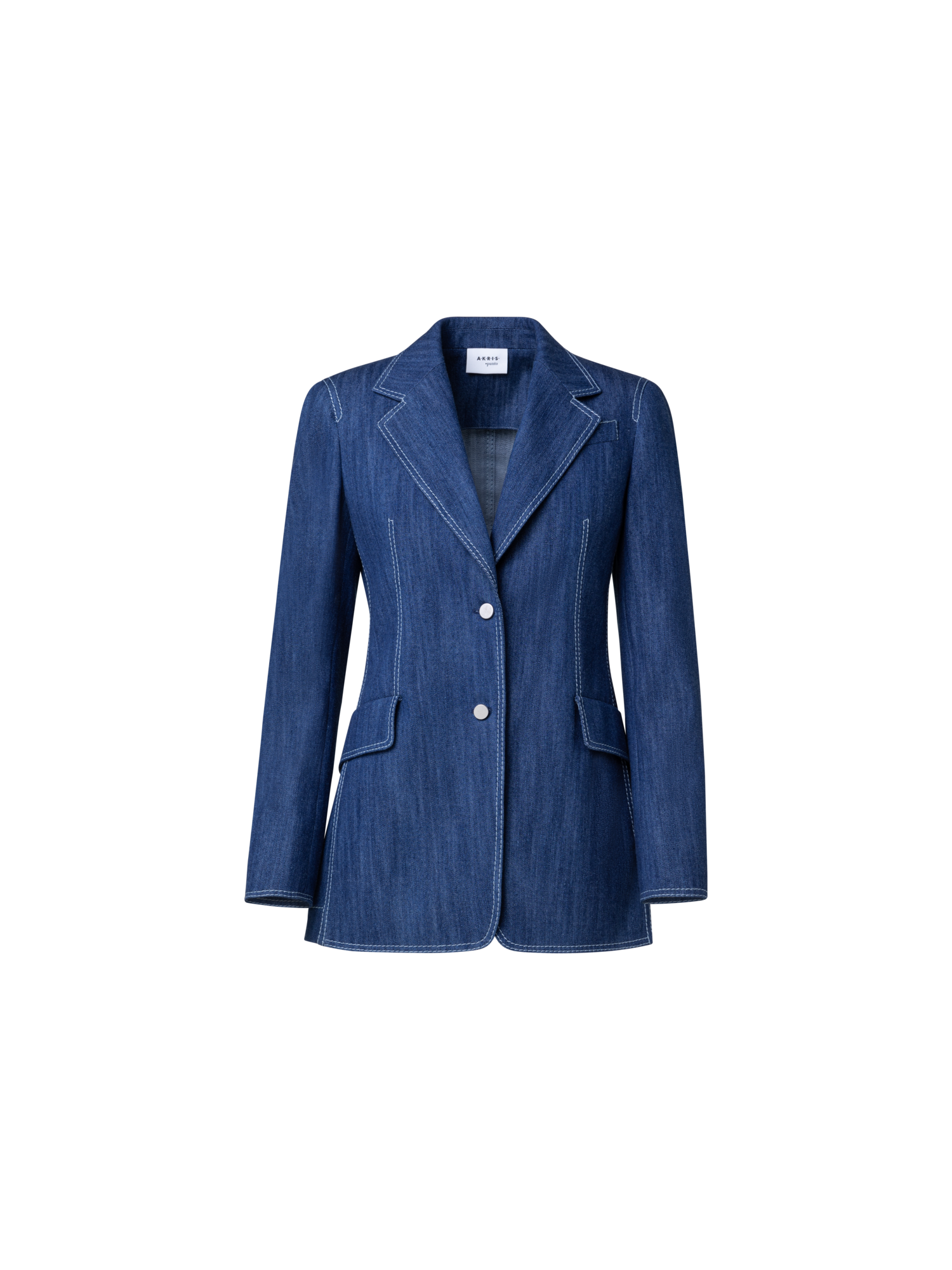Designer Washed Denim Blazer