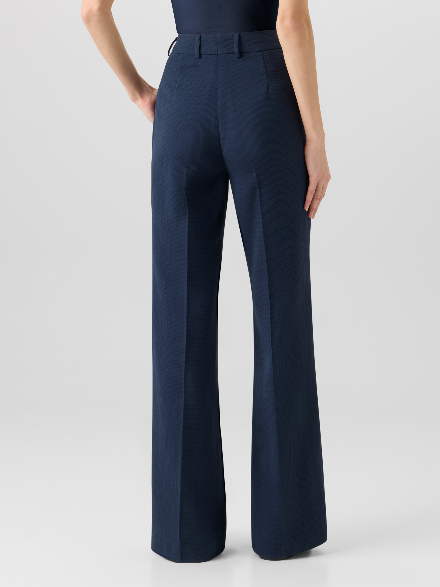 Designer Florine Wide-Straight-Leg Pants - navy 