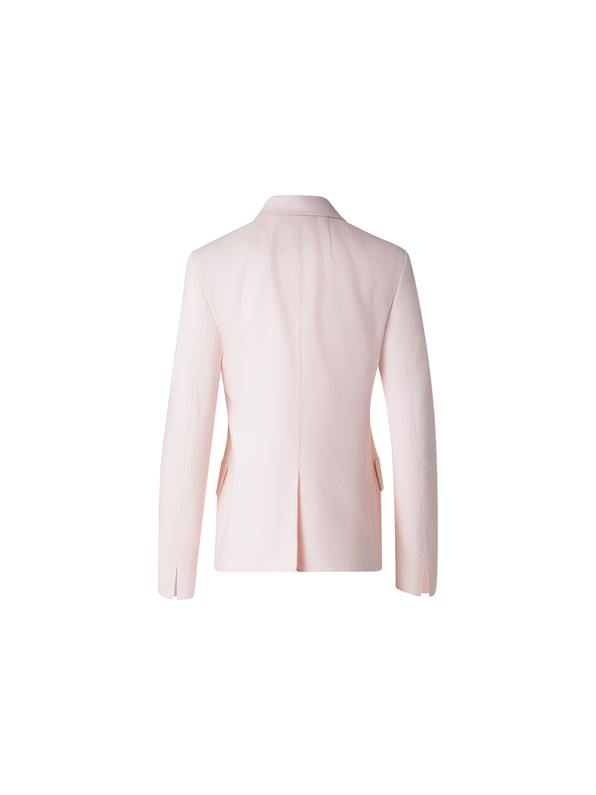 Designer Double-Breasted Blazer in Linen Double-Face - pastel - pink