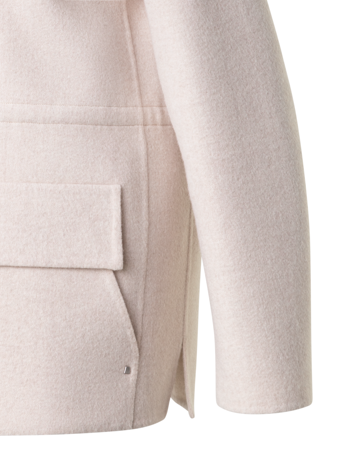 Designer Oversize Shirt Jacket in Cashmere Double-Face - neutral - pastel - beige