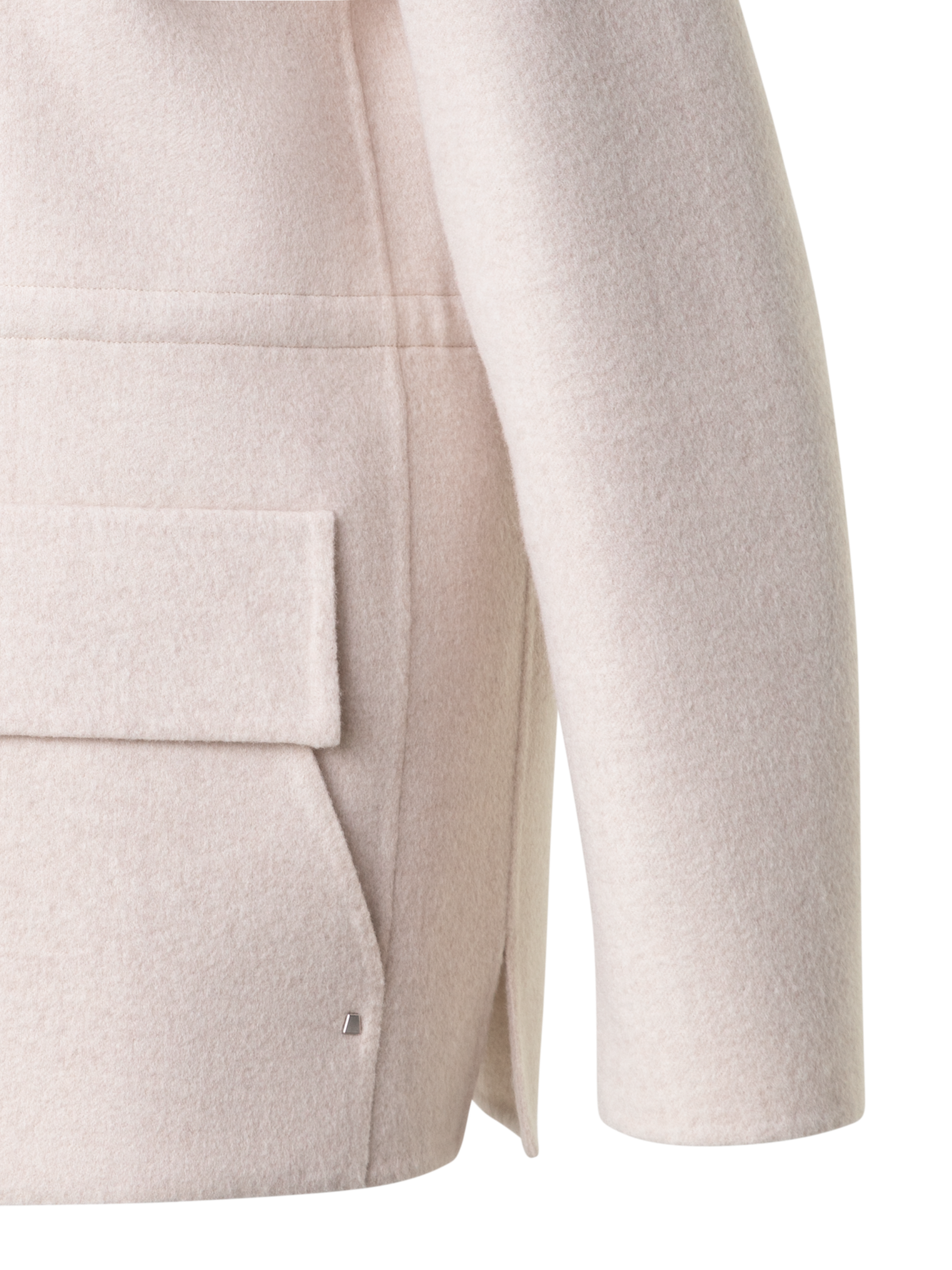 Designer Oversize Shirt Jacket in Cashmere Double-Face - neutral - pastel - beige