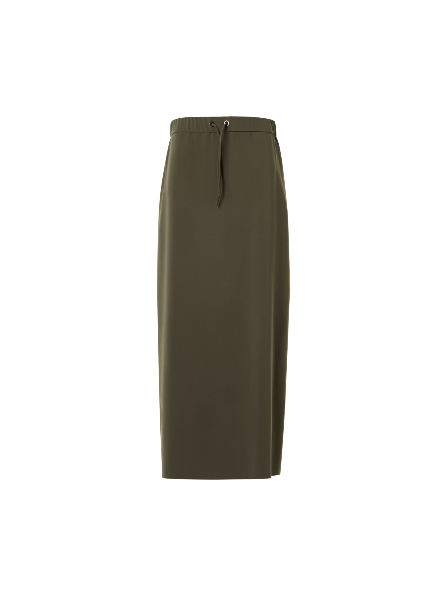 Designer Lasercut-Crêpe Midi Skirt - green