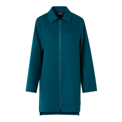 Short Cashmere Double-Face Coat