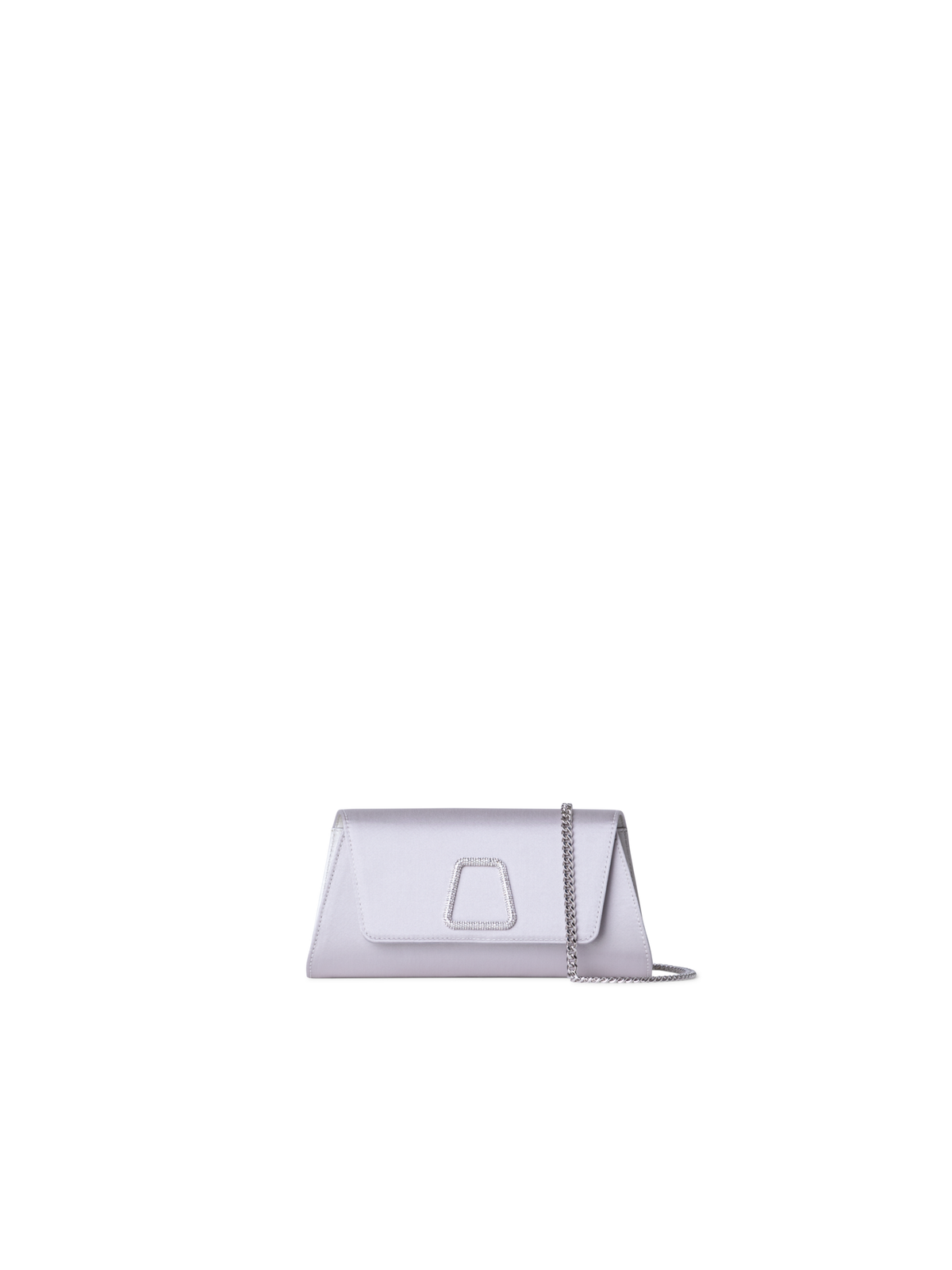 Designer Anouk Mini Trapezoid Clutch - blue - grey - silver - pink