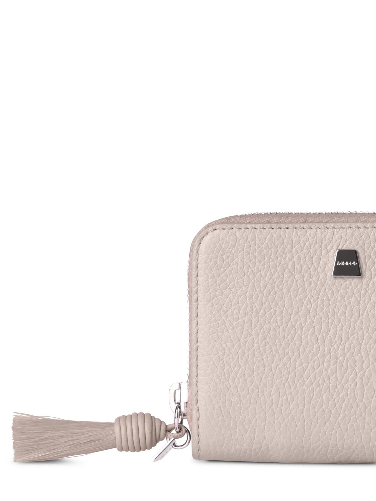 Designer Small Zip Around Wallet - neutral - blue - beige - red - pink