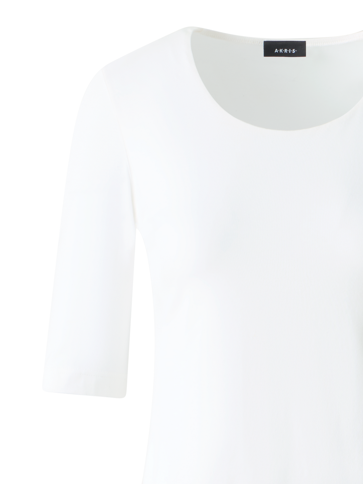 Designer T-Shirt from Cotton Jersey Stretch - white
