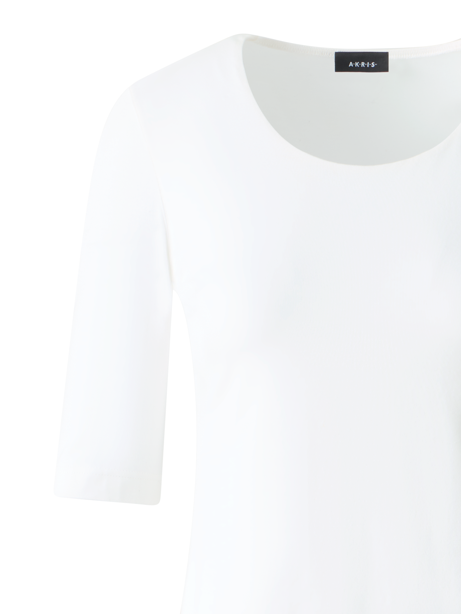 Designer T-Shirt from Cotton Jersey Stretch - white