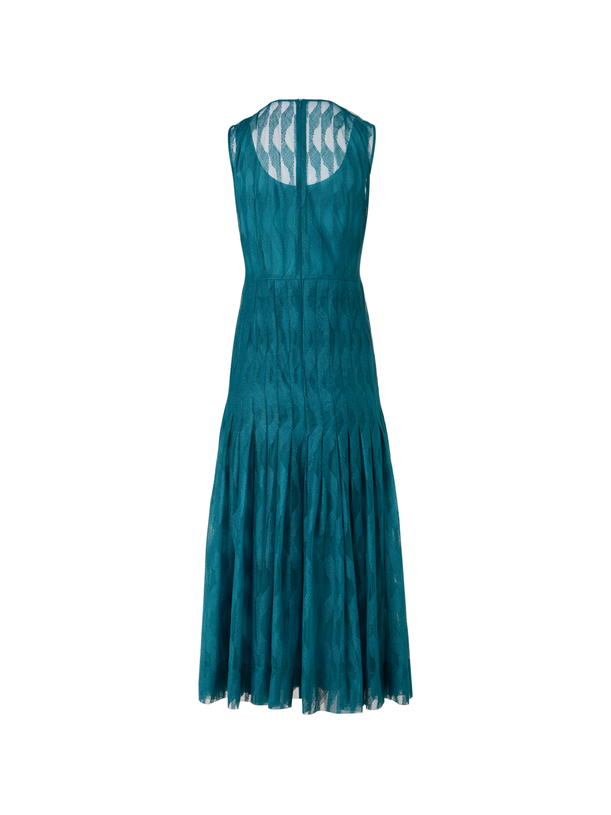 Designer Sleeveless High Plains Midi Dress - green