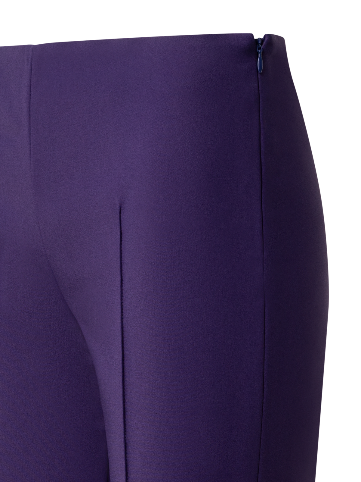 Designer Slim Cotton Techno Stretch Pants - purple