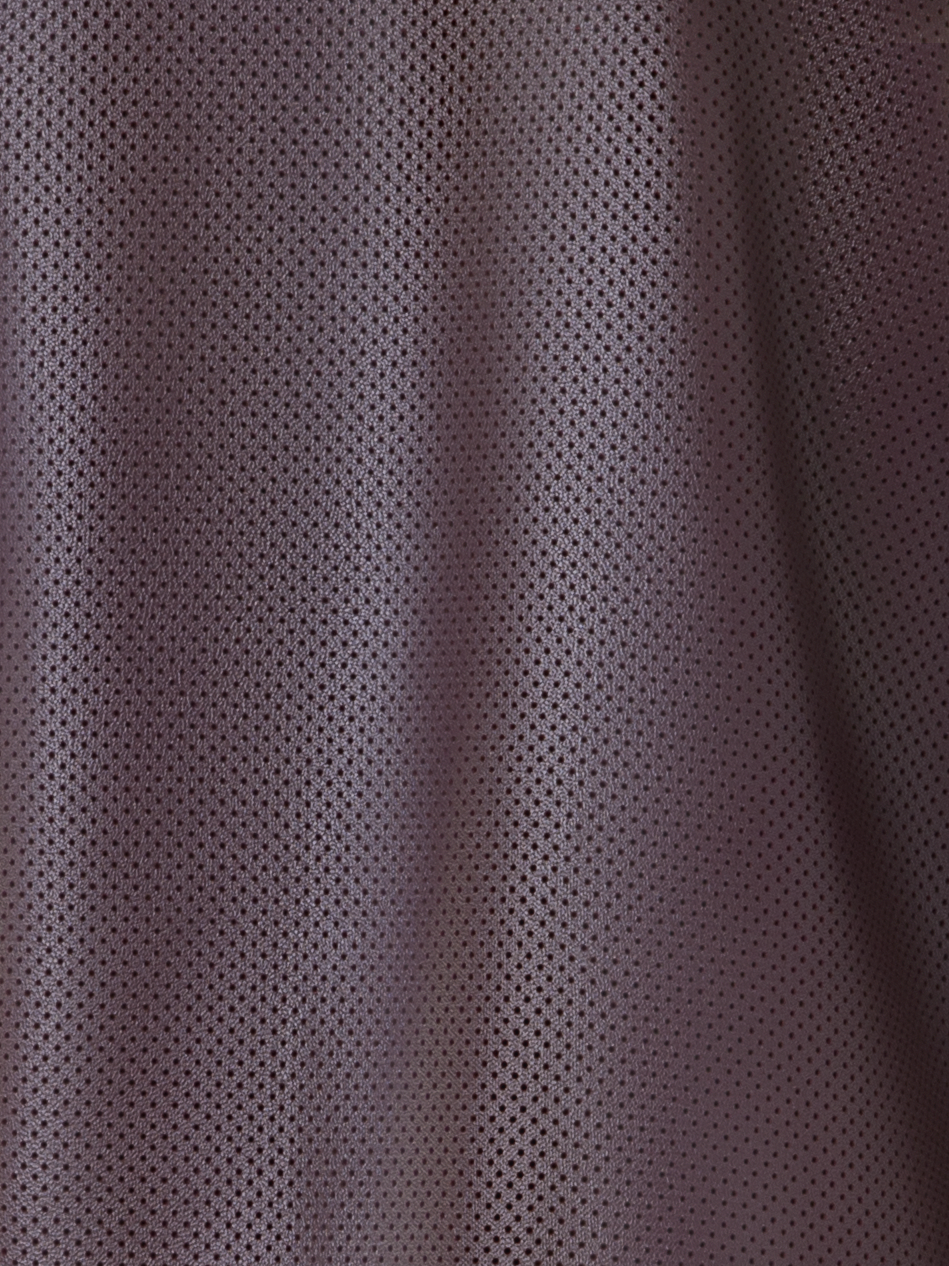 Designer Short Pin Dot Leather Jacket - purple - red