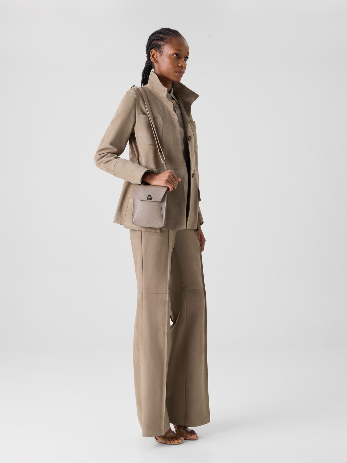 Designer Anouk Mini Messenger Bag - blue #editorial