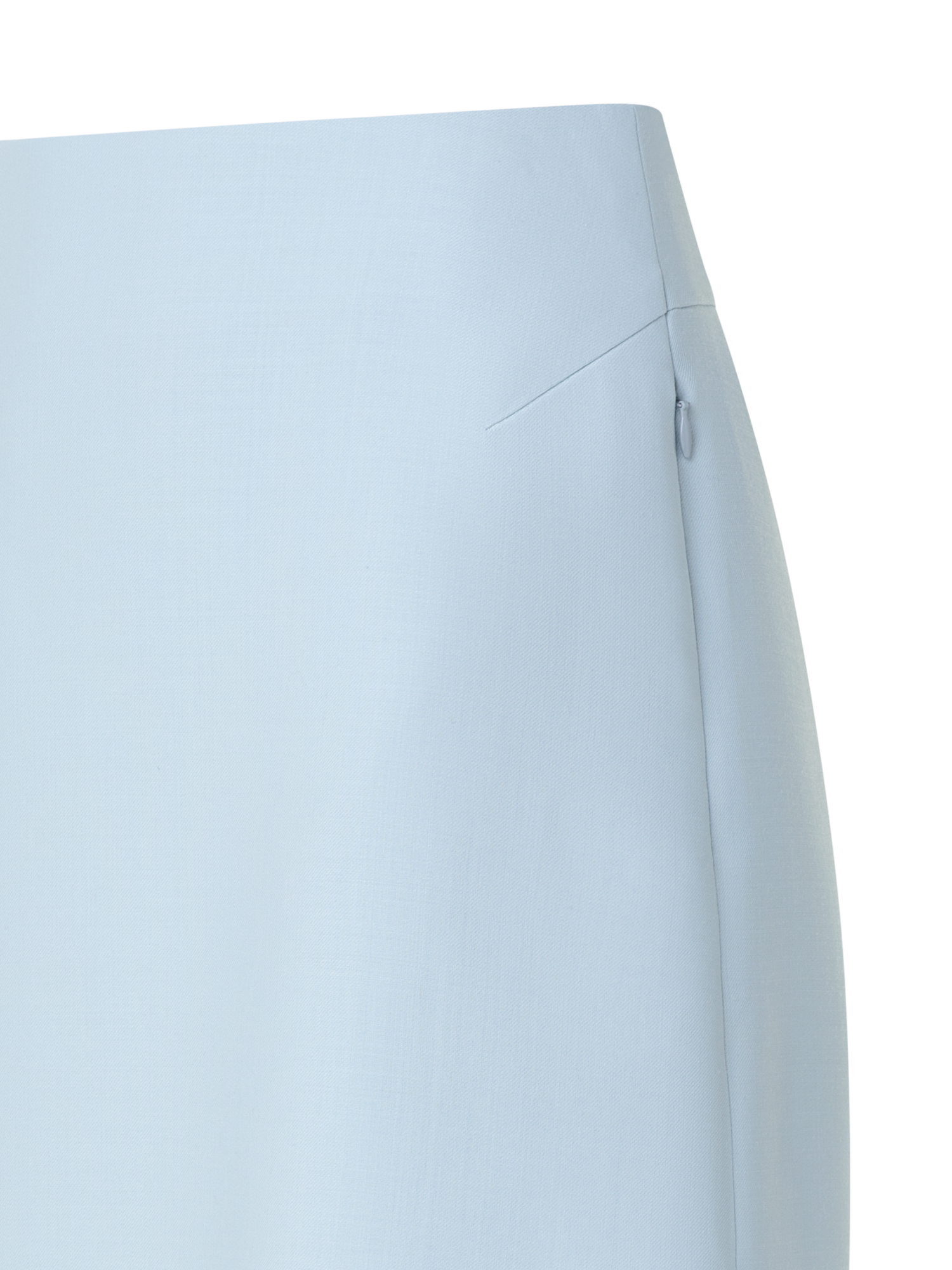 Designer Short Skirt in Cotton Double-Face - blue