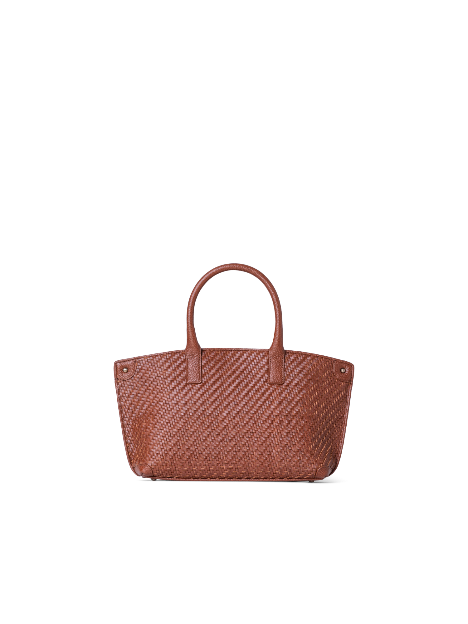 Designer Ai Little Top Handle Tote - brown