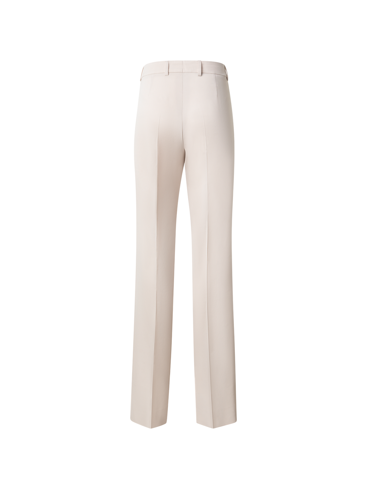 Designer Straight Wool Gabardine Pants - neutral - pastel - beige