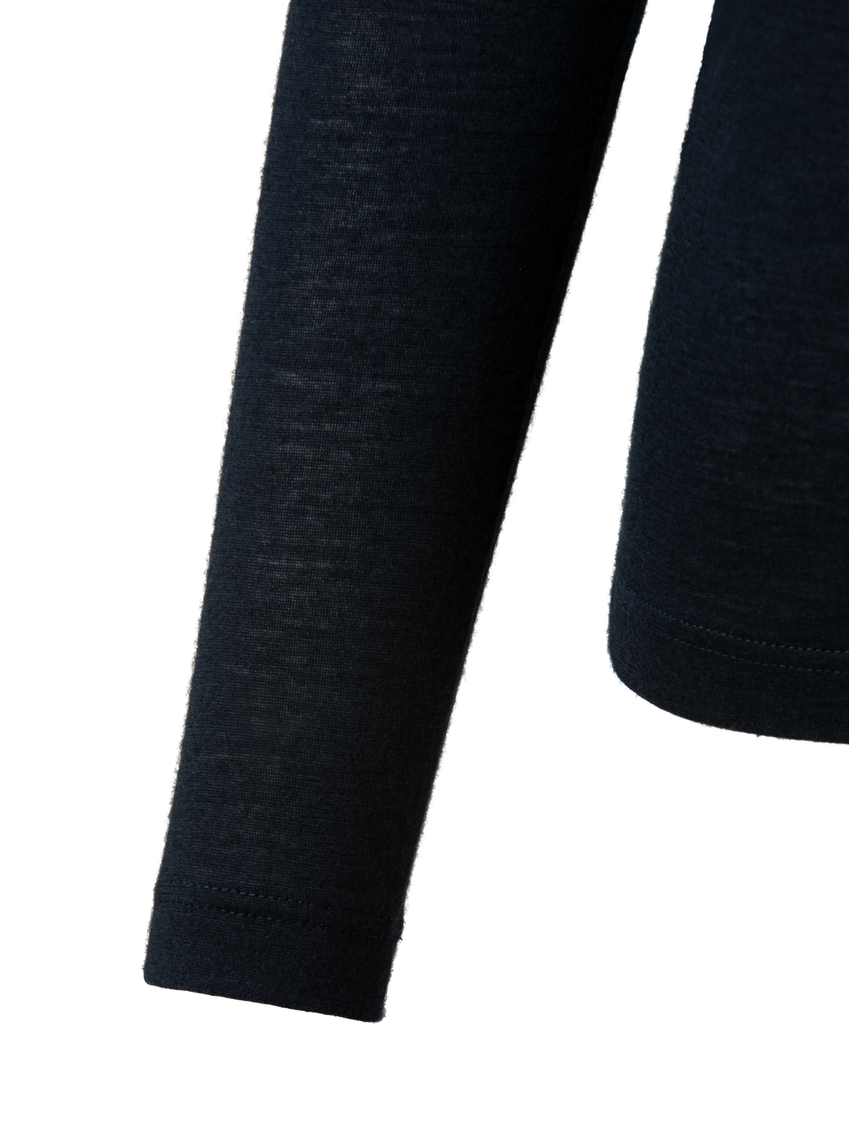 Designer Turtleneck Shirt from Cashmere Silk - navy - blue