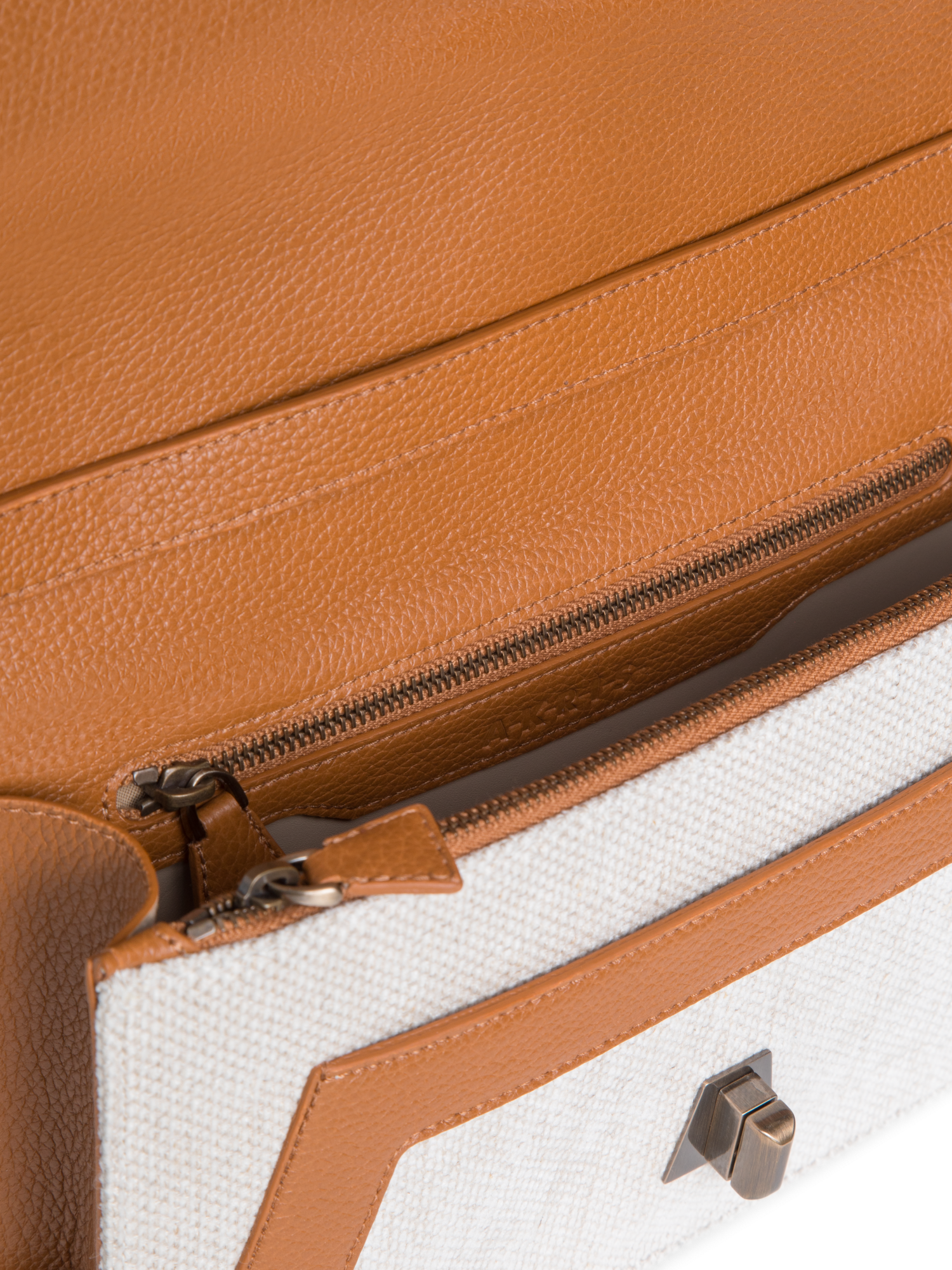 Designer Anouk City Bag - neutral - ecru - white - brown - multicolor