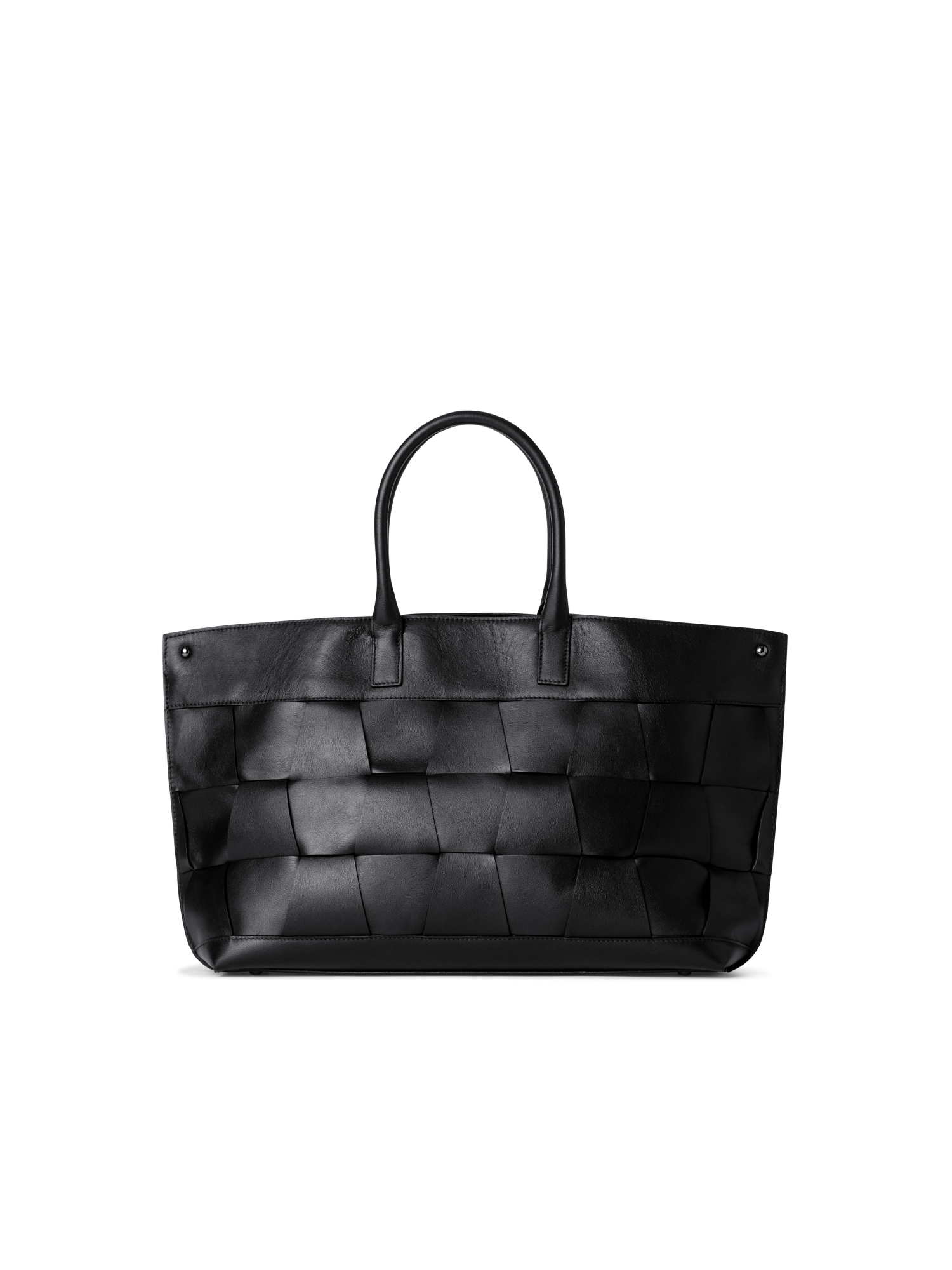 Designer Ai Small Top Handle Tote - black