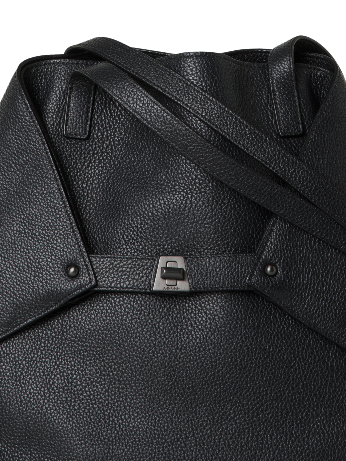 Designer Ai Medium Shoulder Tote - neutral - black