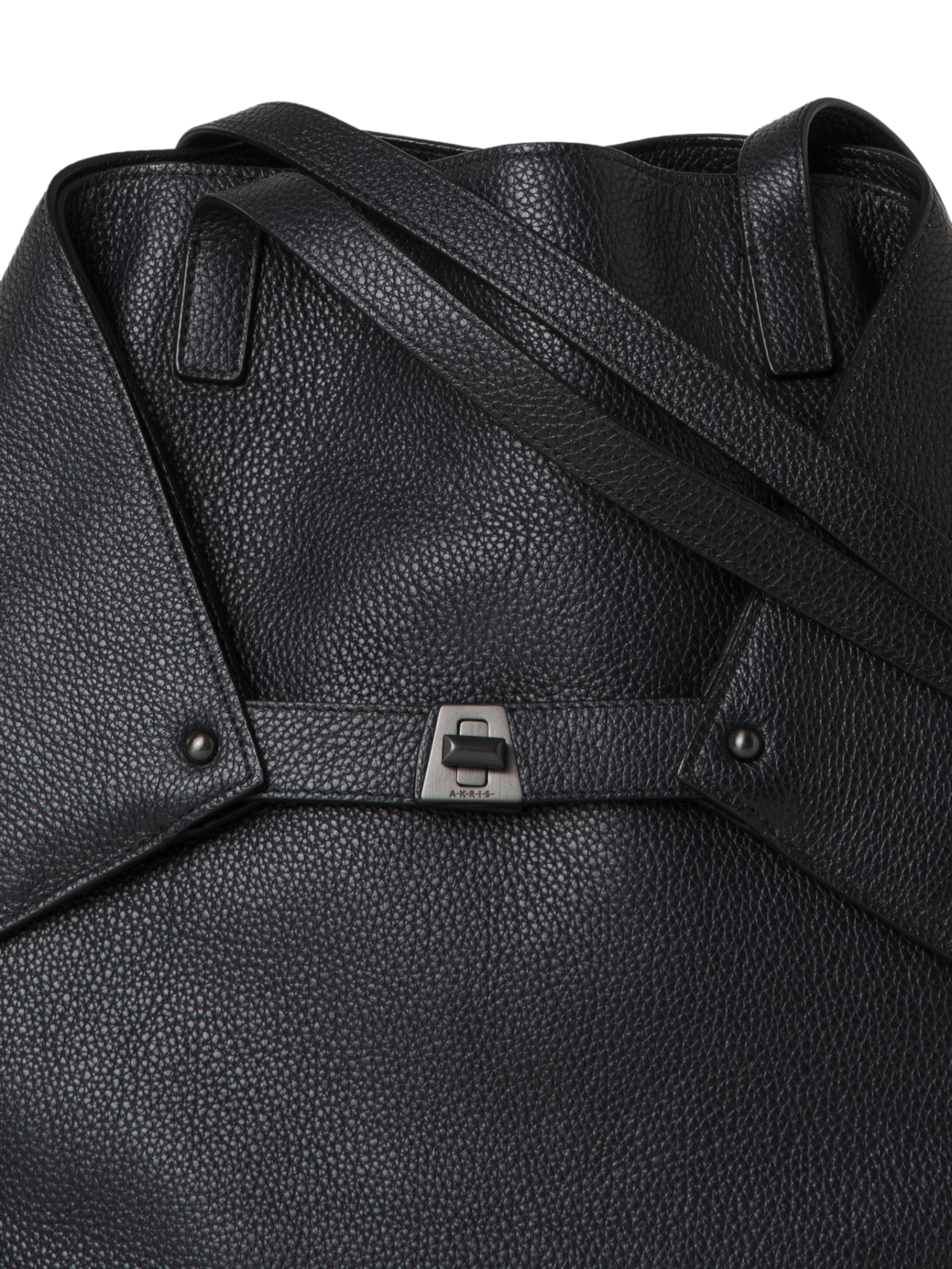 Designer Ai Medium Shoulder Tote - neutral - black