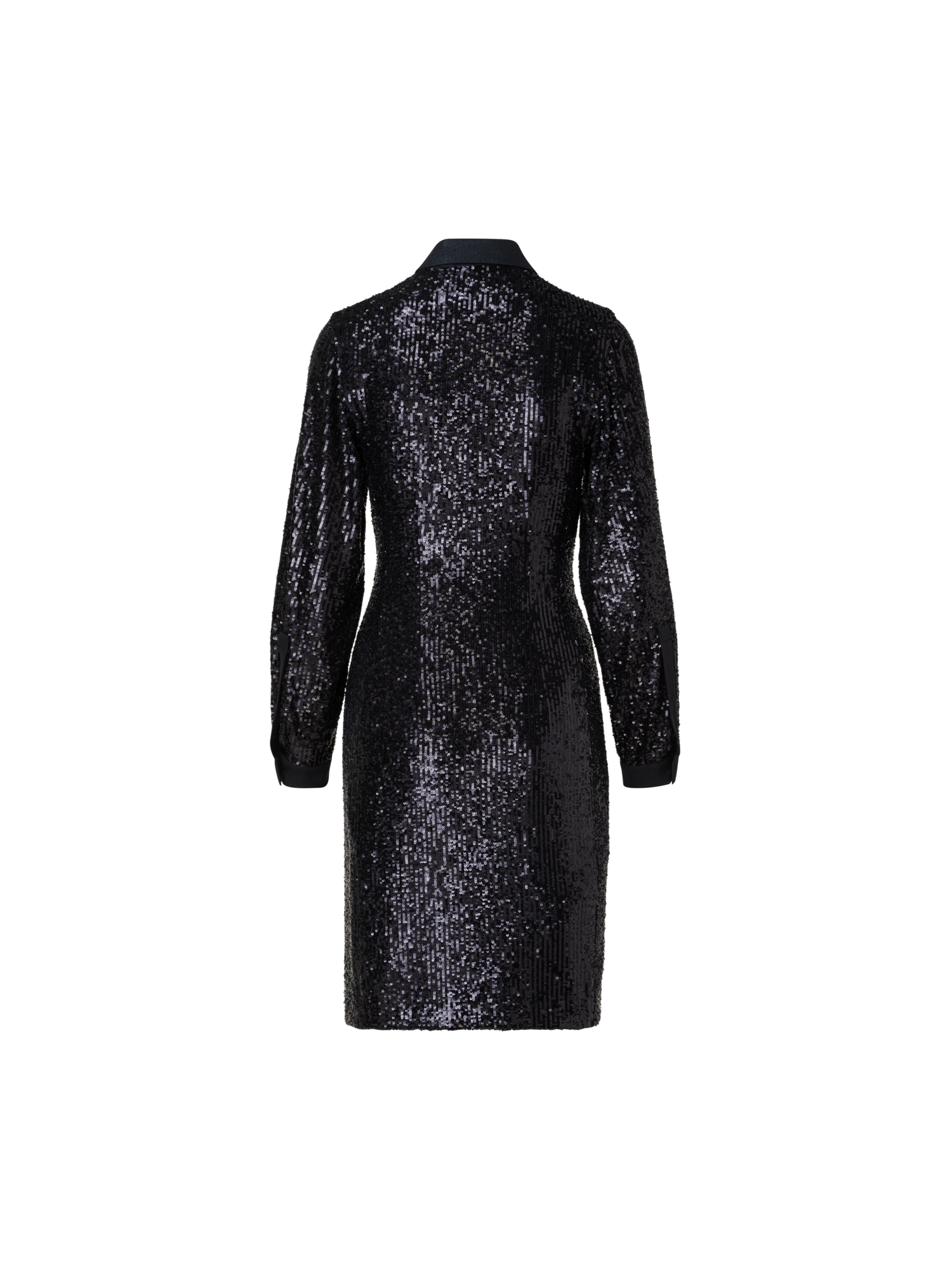 Designer Sequins Shirt Dress