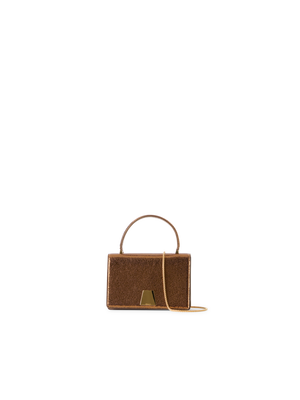 Designer Alice Mini Top Handle Bag - gold