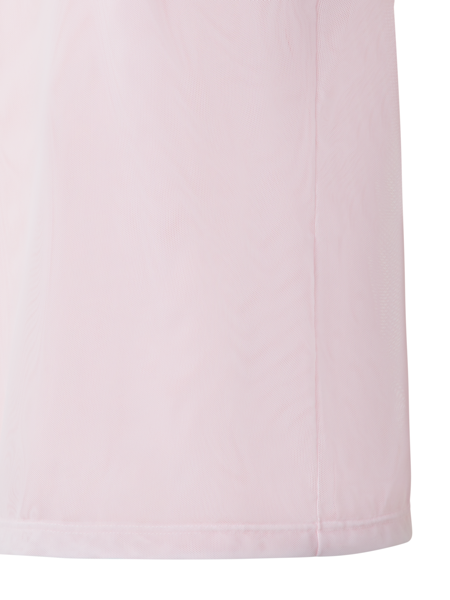 Designer Sheer Double-Layer Top - pastel - pink