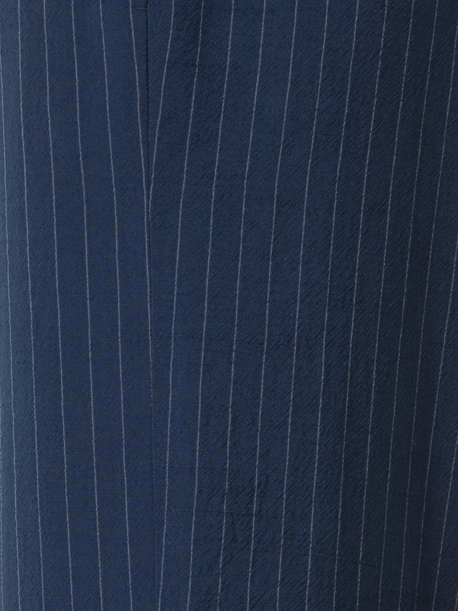 Designer Wide Cool Wool Pants with Elastic Waist - neutral - navy - blue - multicolor