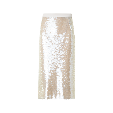 Pencil Skirt in Allover Sequins