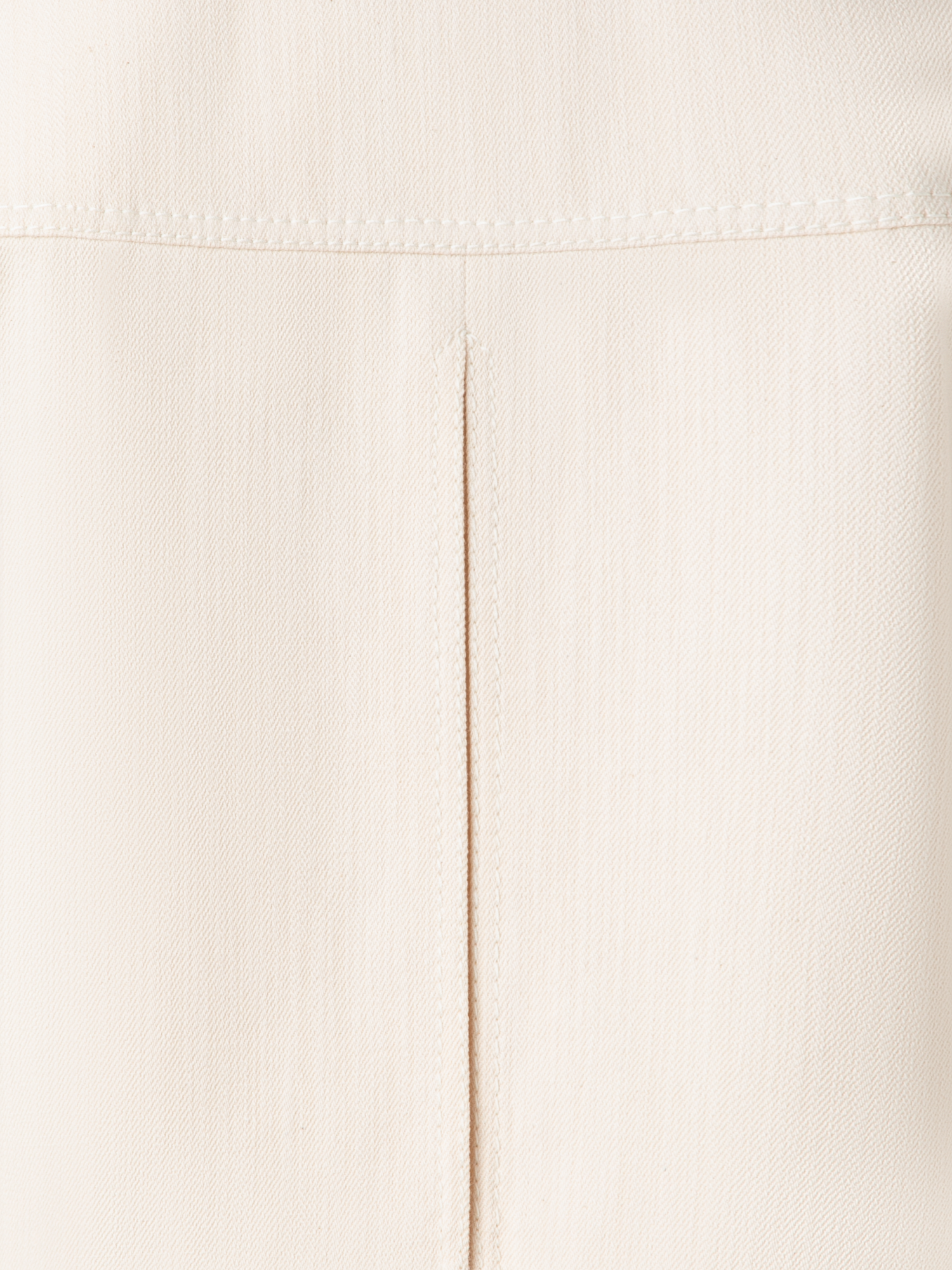 Designer Short Sleeved Denim Biker Jacket - neutral - ecru - white