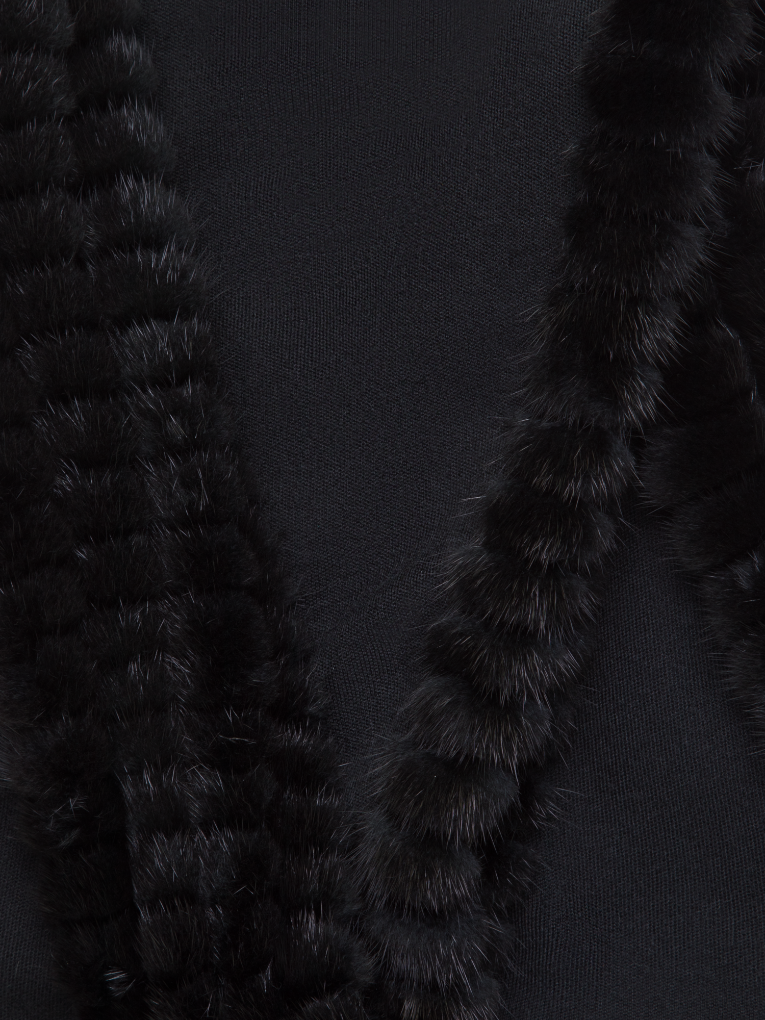 Designer Cashmere-Silk Scarf - black