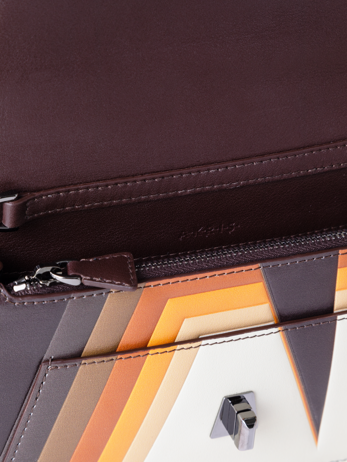 Designer Anouk Envelope - brown - orange - multicolor