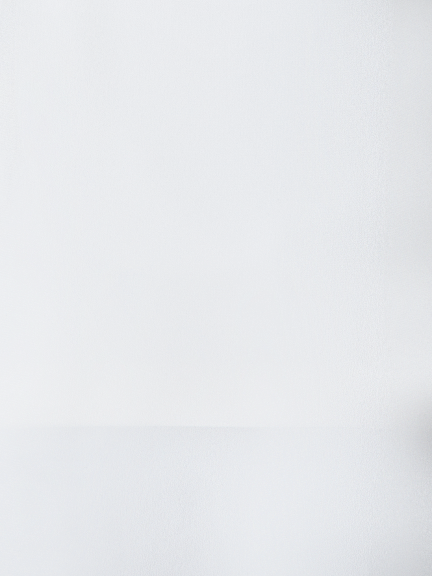 Designer Sheer Short Sleeve Silk Blouse - neutral - ecru - white