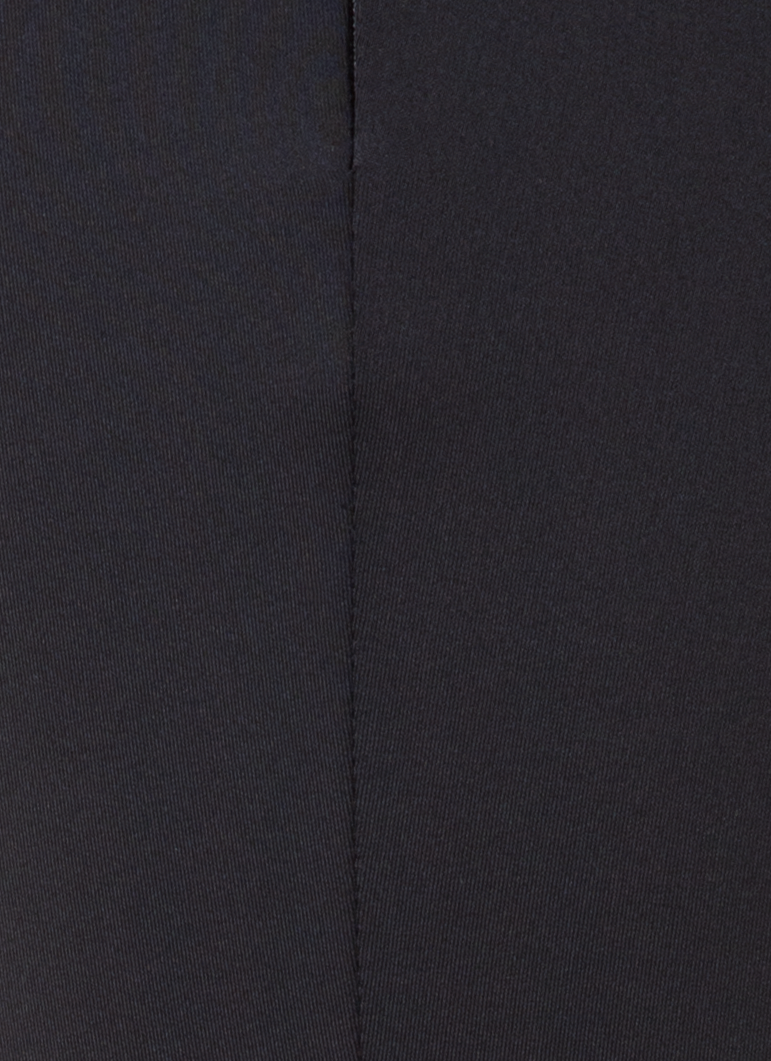 Designer Wool Jersey Leggings with XL Waistband - black - neutral