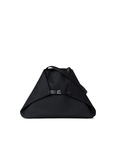 Designer Ai Medium Shoulder Tote - neutral - black