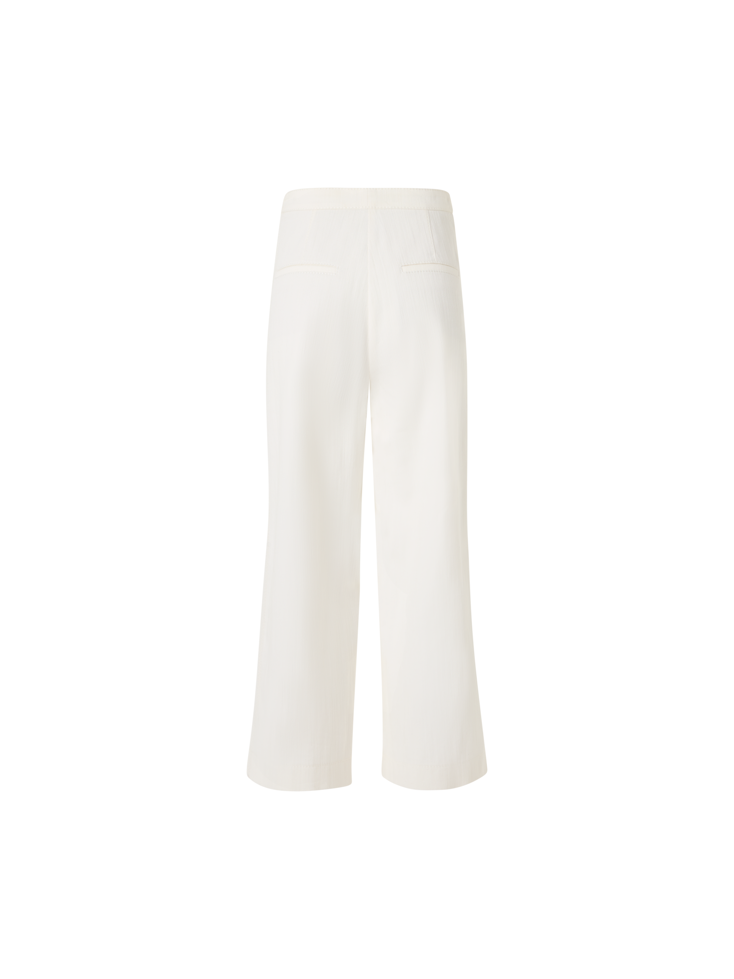 Designer Filip Wide-Leg Pants in Cotton-Stretch Denim - ecru