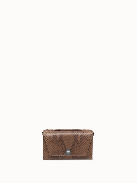 City Bag in Python Nubuck Leather
