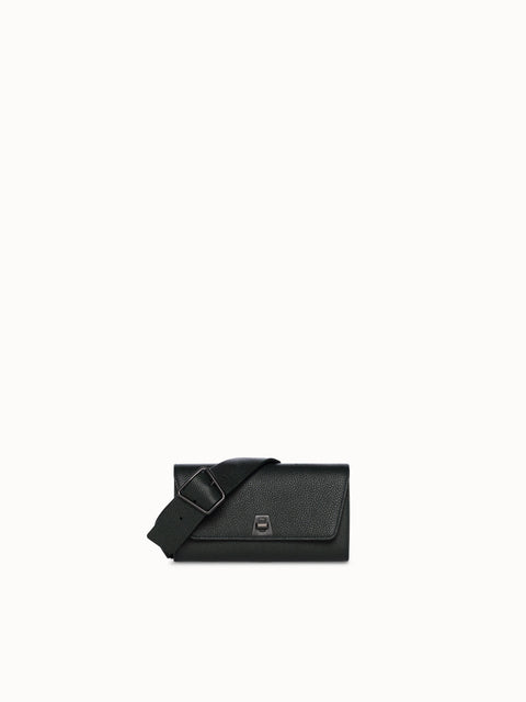 Small Belt Bag in Cervo Leather with Detachable Belt