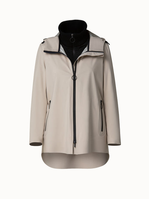 Outdoor Parka With Light Puffer