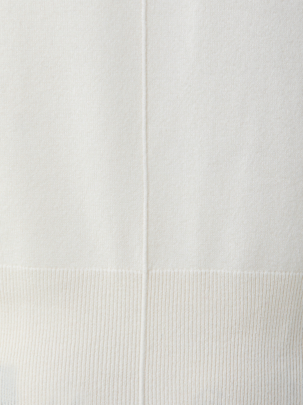 Cashmere V-Neck Knit Pullover - white - ecru