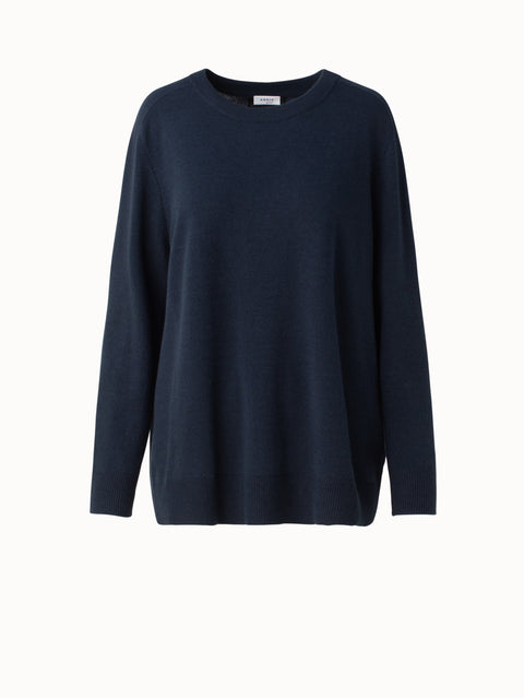 Oversized Cashmere Wool Mélange Sweater