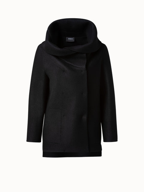 Cashmere Jersey Cocoon Jacket
