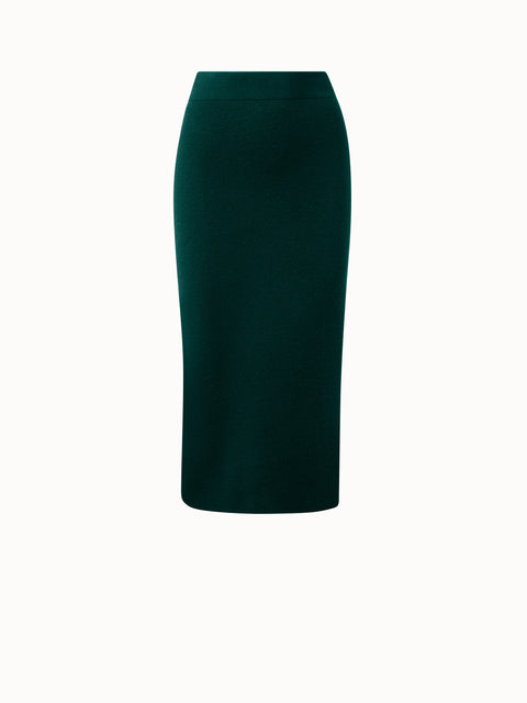 Pencil Skirt In Cashmere Wool