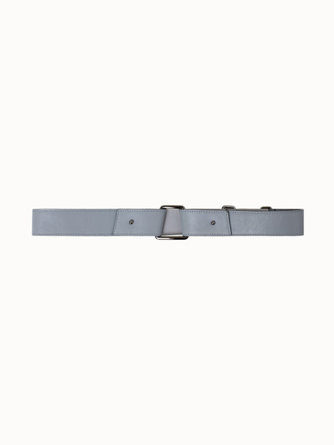 Small Leather Elastic Trapezoid Buckle Belt