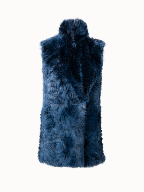Long Gilet with Toscana Fur Front
