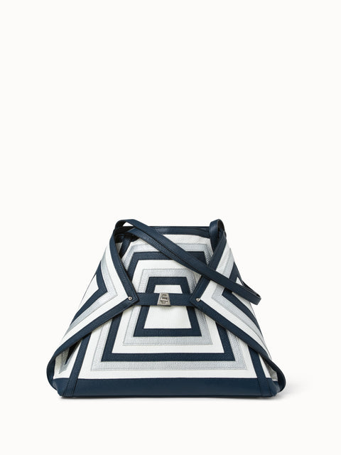 Medium Shoulder Bag in Infinite Trapezoid Patchwork