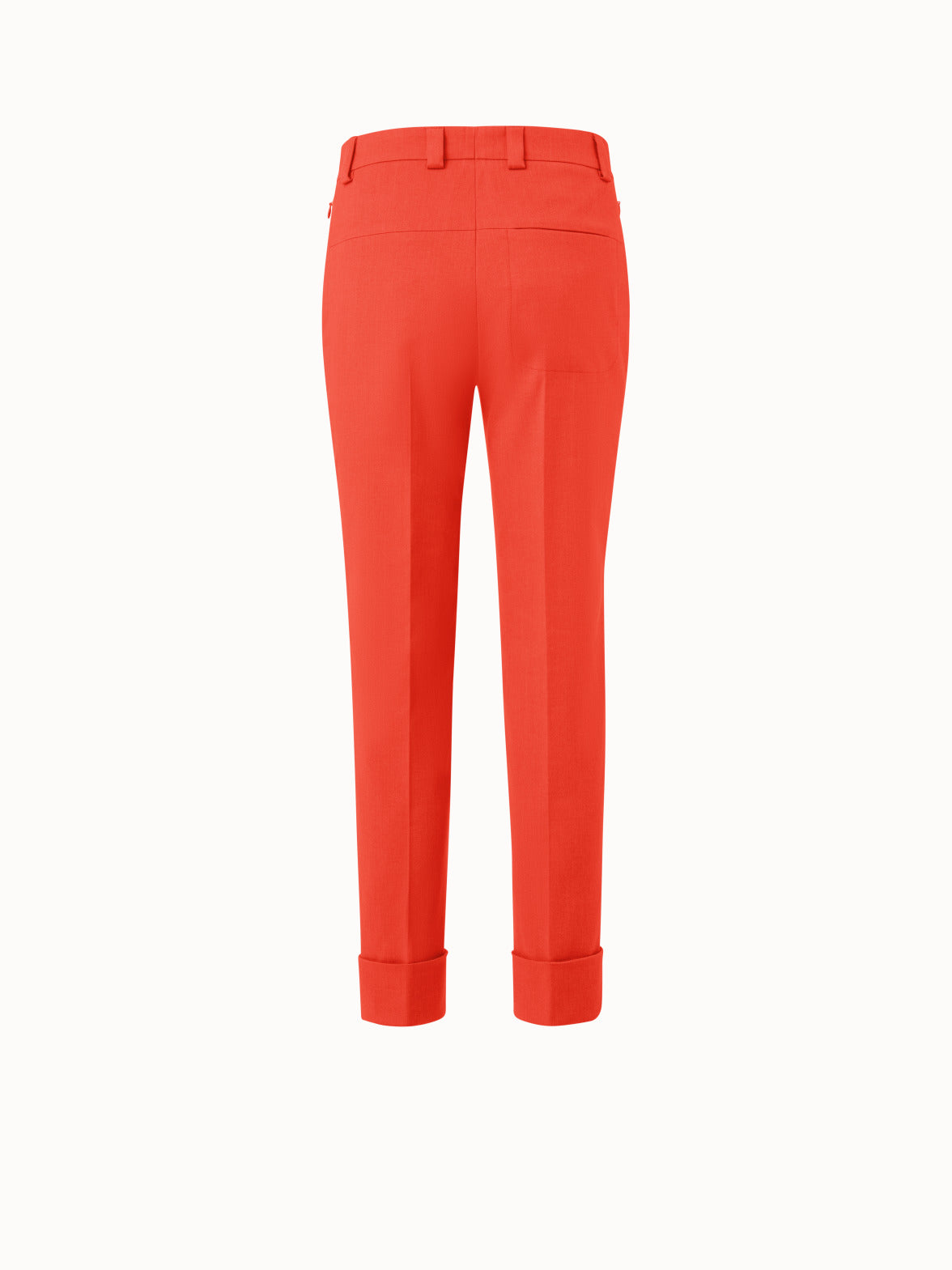 Tapered Cotton Silk Double Face Stretch Pant