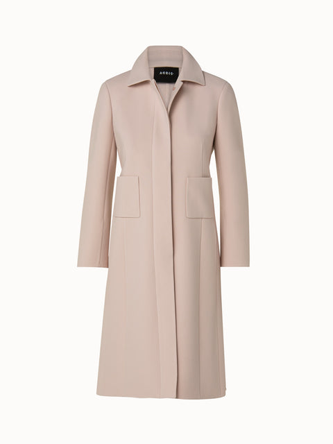 Wool Stretch Double-Face Coat